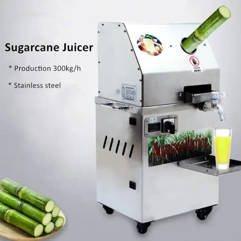 Industrial Commercial Electric Sugar Cane Juicing Extractor Sugarcane Juicer Machine