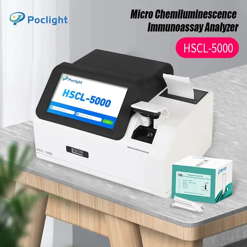 Laboratory Equipment Blood Testing  Automatic Chemiluminescence Immunoassay Hematology No Magnetic  Analyzer