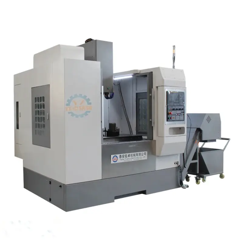VMC850 Metal Working CNC Milling Machine Vertical Machining Center with Automatic 4 Axis and 5 Axis Torno CNC Turning Metal Lathe.
