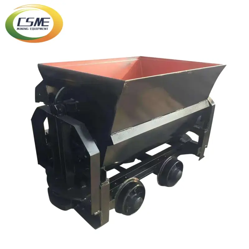 Gauge Tramway Non-Removable Coal Metal Mining Car Goods Transporting Ore