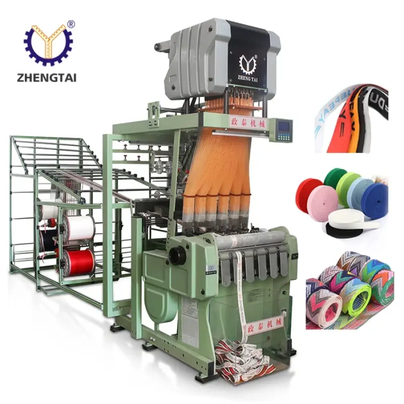 2024 Electronic Jacquard Knitting Loom Fabric Machine With Shuttleless Loom Attachment