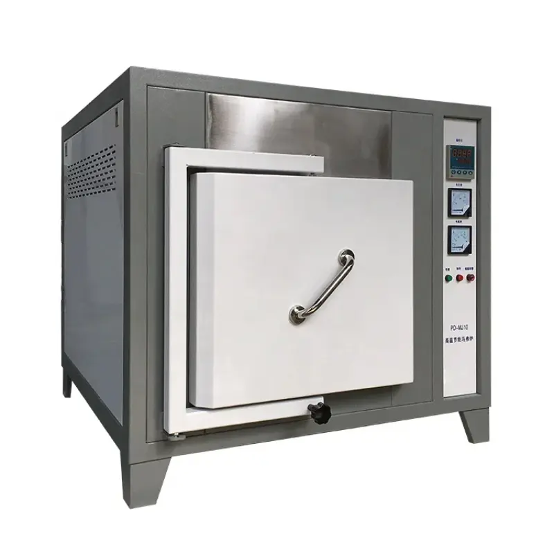 Changri CR-MJ10 electric box furnace factory 1000c 1200c 1500c degree 60L lab muffle furnace with crucible