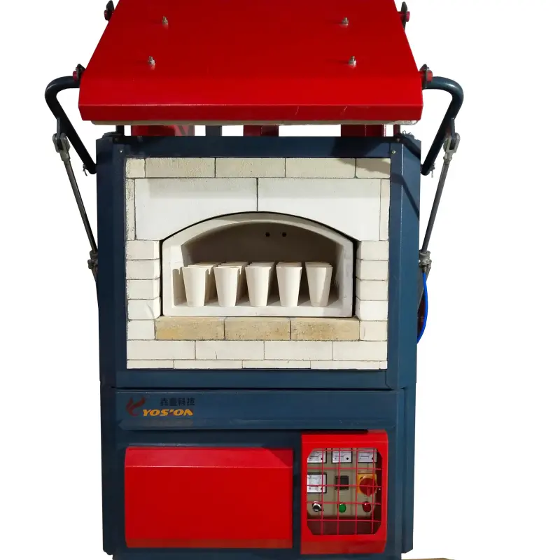 Laboratory Industrial Electrical Muffle Fusion Furnace Capacity 25PF for Fire Assay Crucible Sample Melting