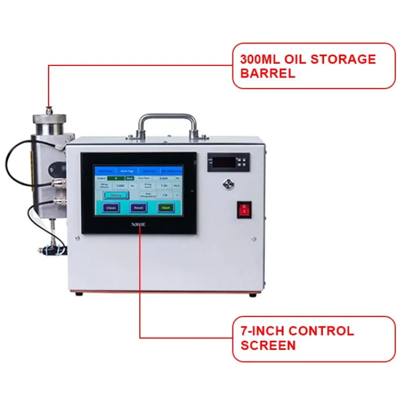 Semi-Automatic Thick Oil Heating Disposable Filling Machine