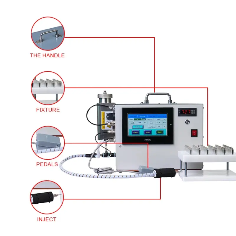 Semi-Automatic Thick Oil Heating Disposable Filling Machine