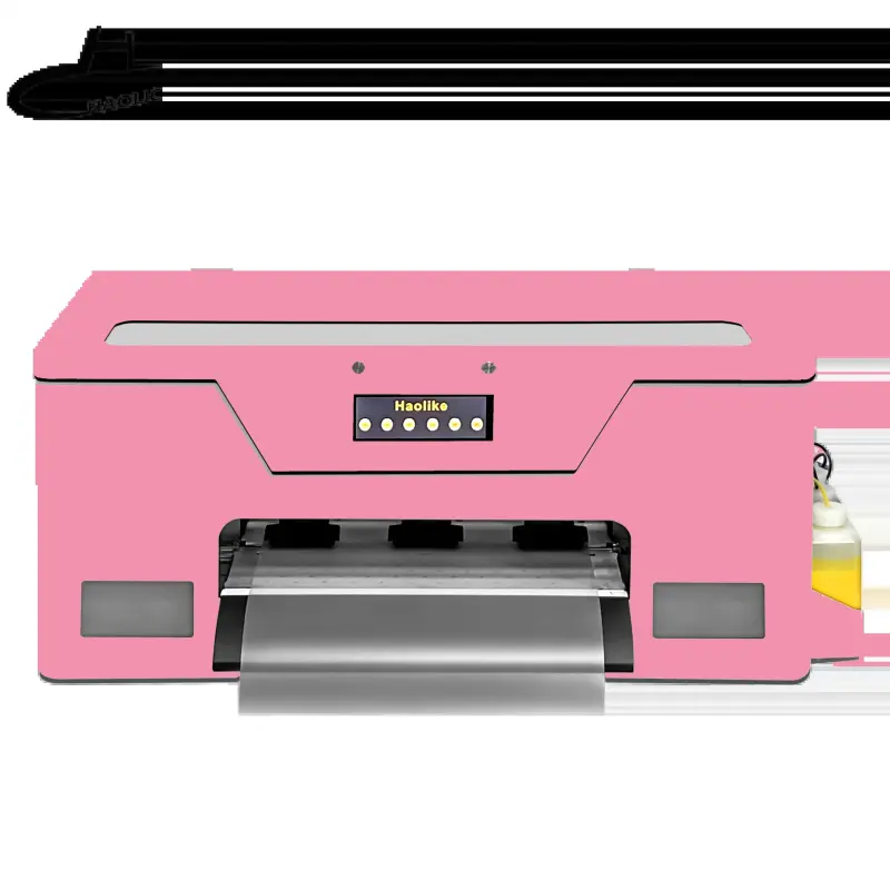 A3 DTF Printer Pink Heat Transfer Pet Film Dtf Printer XP600 DTF
