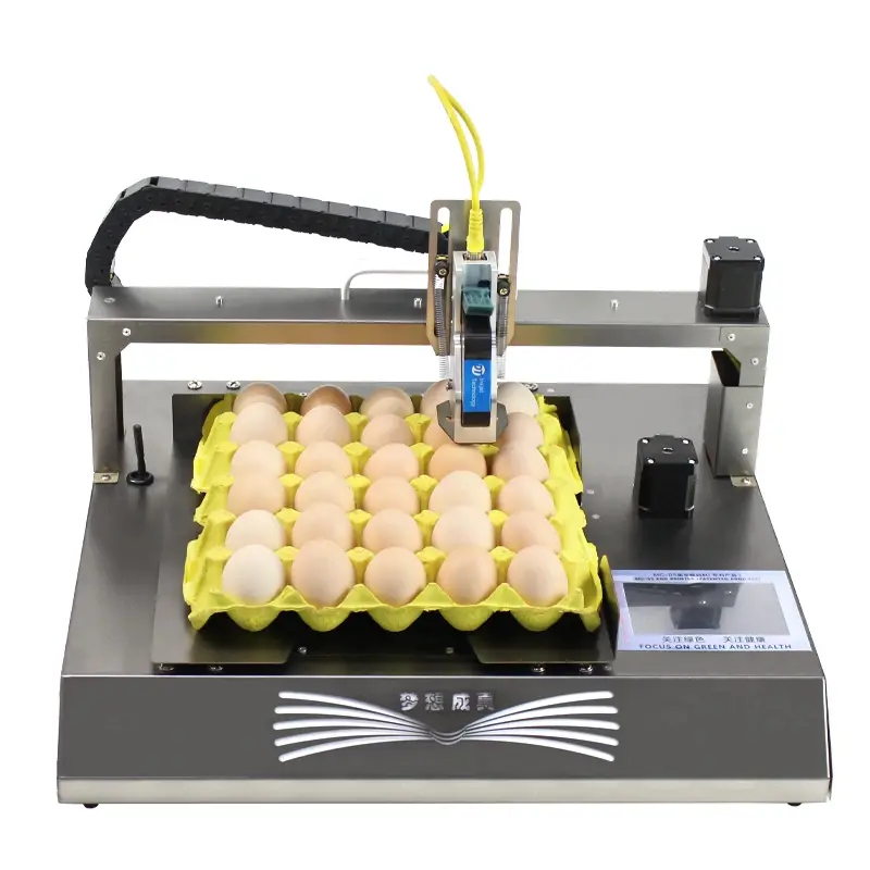 Smart Automatic Egg Inkjet Printer Logo Bar Code