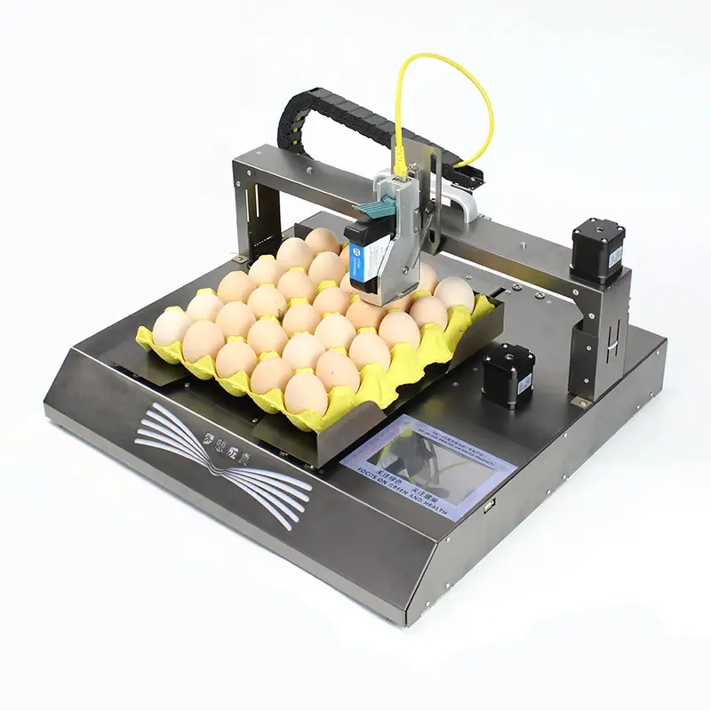 Smart Automatic Egg Inkjet Printer Logo Bar Code
