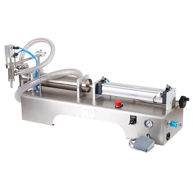 YK10-5000ml Semi-Automatic Juice Bottle Filling Machine: