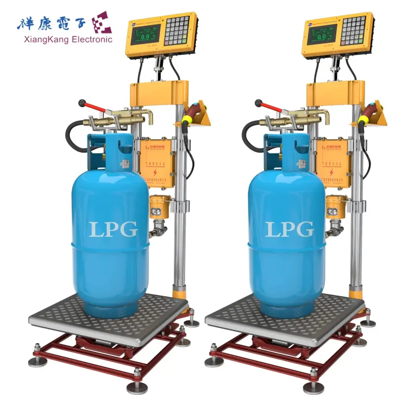 LPG Digital Weigh Scale Filling Machine for LPG Filling Stations