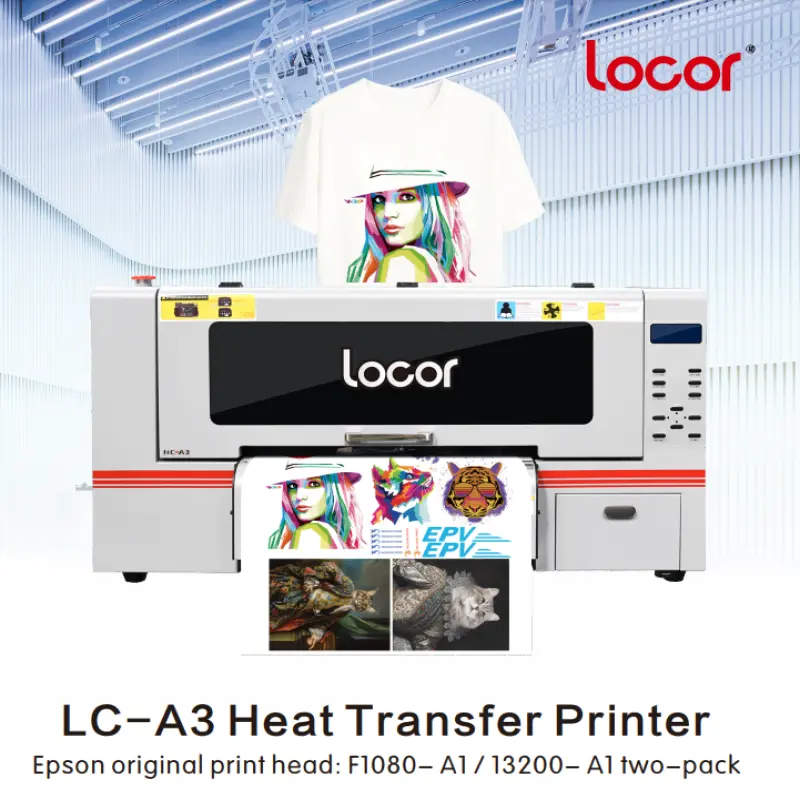 LC-A3 Heat Transfer Printer with A3 Shake Powder Dryer