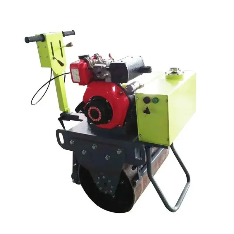 Construction Equipment And Tools Single Double Drum New Vibration Small Mini Road Rollers Machine