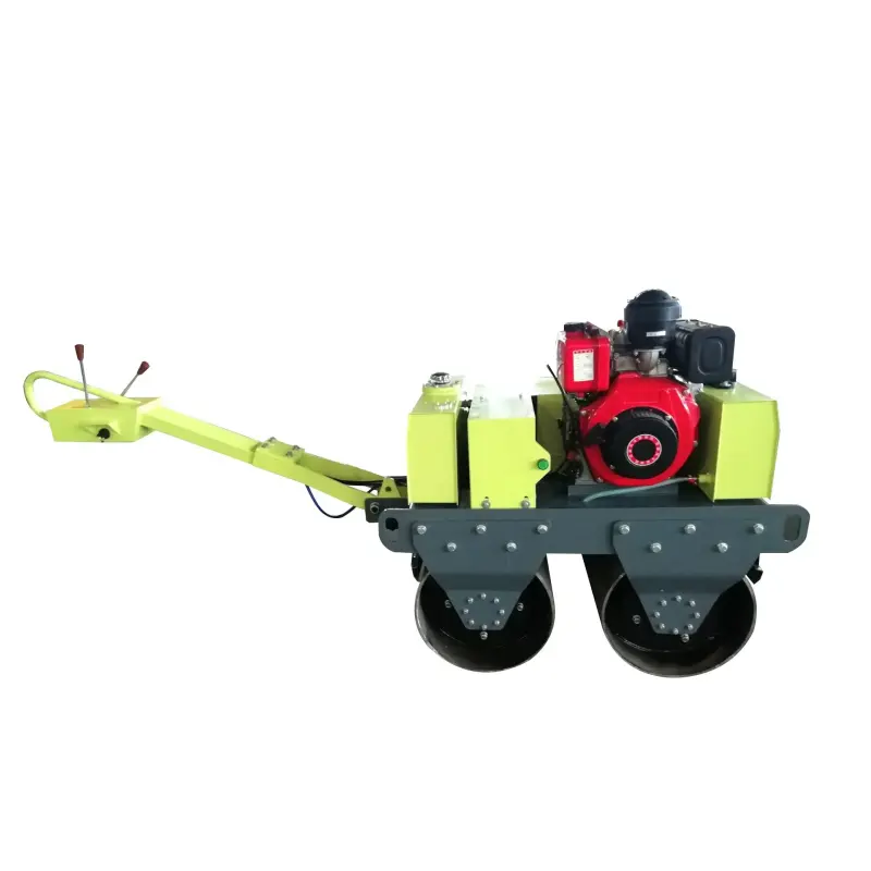 Construction Equipment And Tools Single Double Drum New Vibration Small Mini Road Rollers Machine