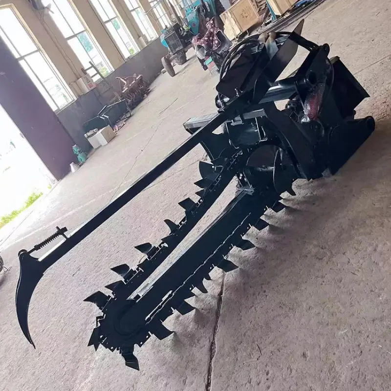 2023 Chain Type Tractor 3 Point Chain Trencher Ditching Machine