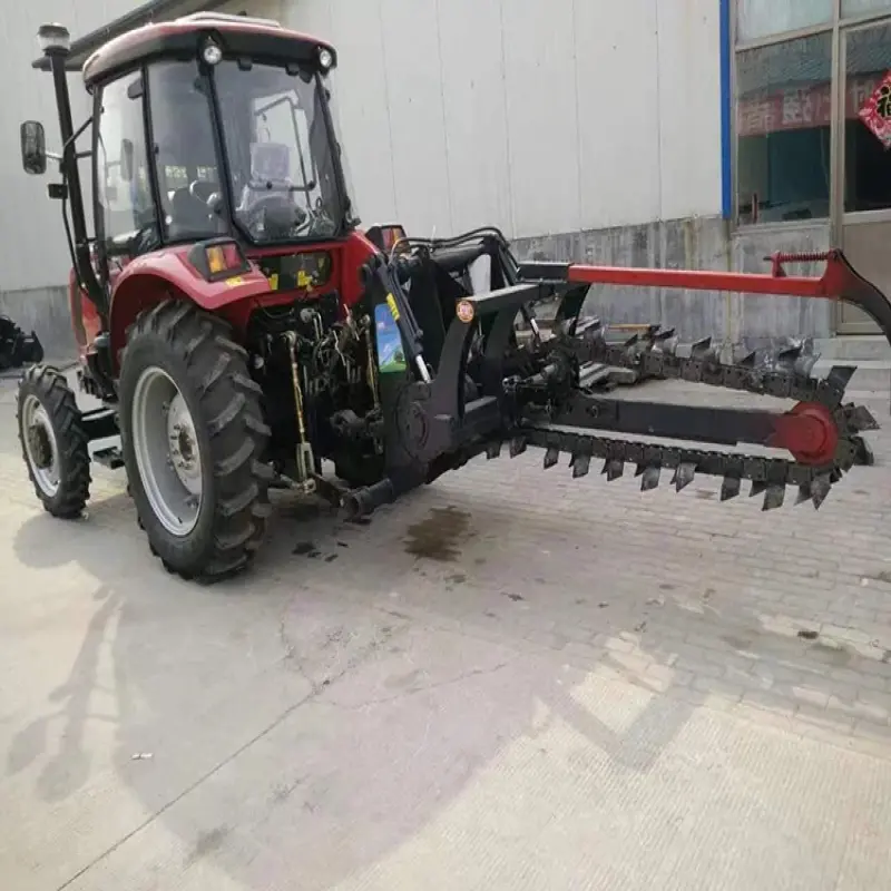 2023 Chain Type Tractor 3 Point Chain Trencher Ditching Machine