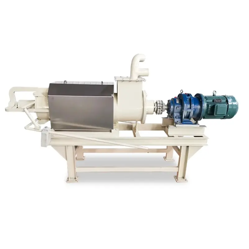 Animal Manure Dewater Machine Screw Extrusion Solid-Liquid Separator Cow Dairy Farming Equipment