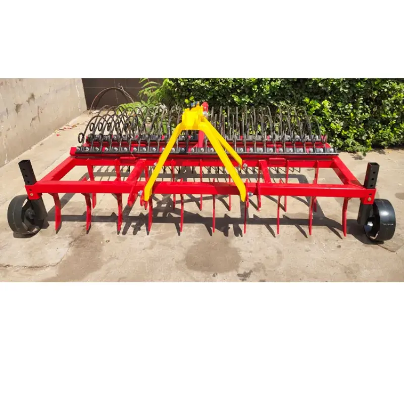 Thickened Small Agricultural Machinery With Hydraulic Hay Rake Can Recover Residual Farmland Waste
