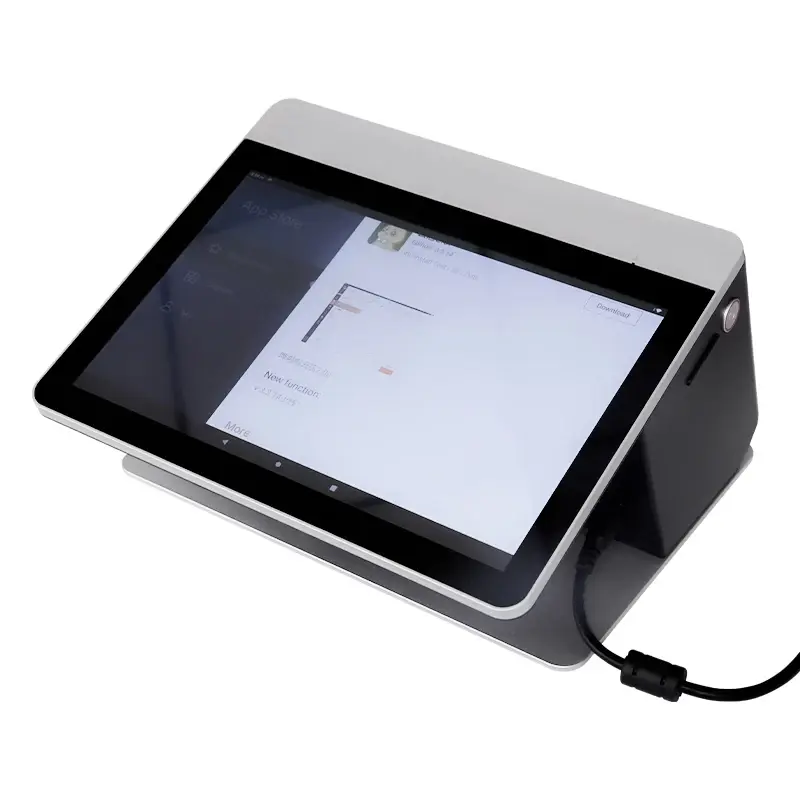 Pos Machine Metal Cash Box Financial Equipment Touch Screen Payment Kiosk Cashier Machine For Restaurant