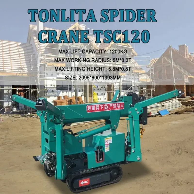 Construction Equipment Lifting Cranes 360 Degree Rotation Crawler