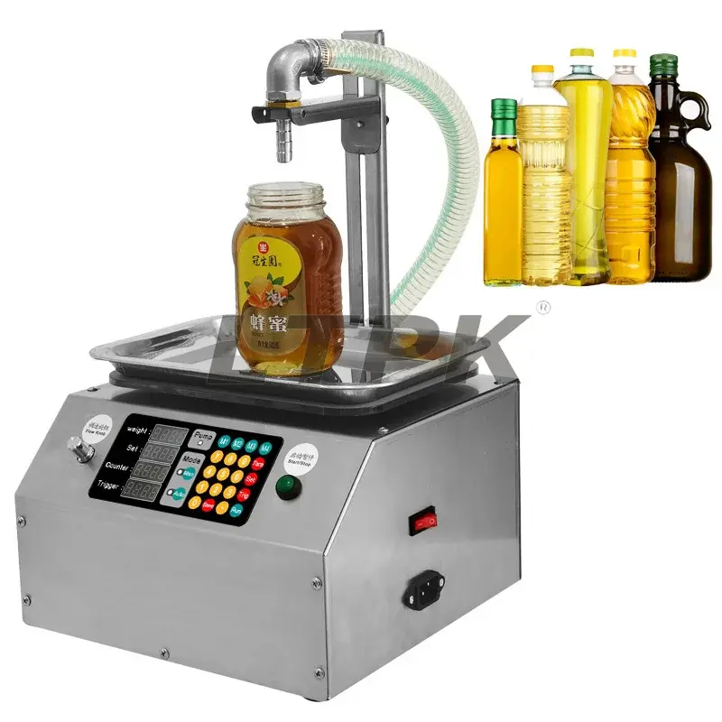 LT-L15 High Viscosity Liquid Weighing Filling Machine For Honey Paste Cream