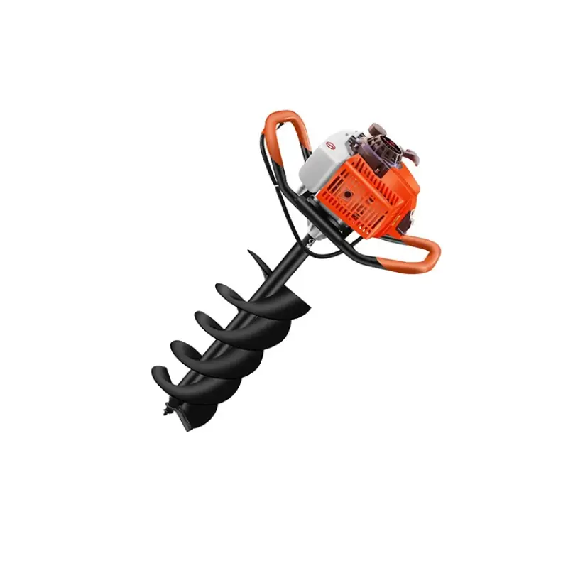 Gasoline two stroke drilling planting auger machine