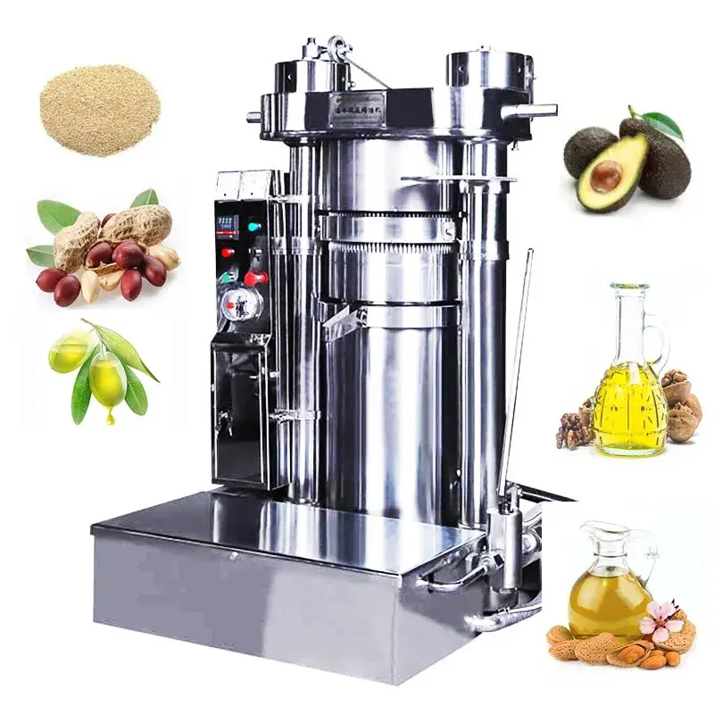 Multi-function Avocaoil Filterbean Extraction Msolide Hydraulic Cold Oil Press Machine Manual Cold Oil Pressers Making Machine