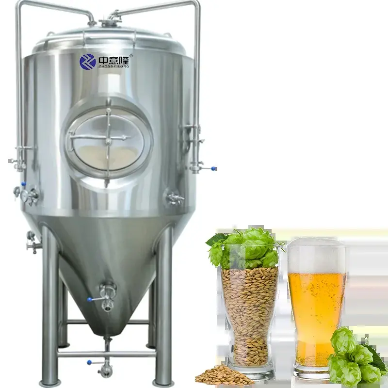 Tank Beer Brewery Micro Brewing Equipment Turnkey Project Stainless Steel 300l 500l 800l 1000L