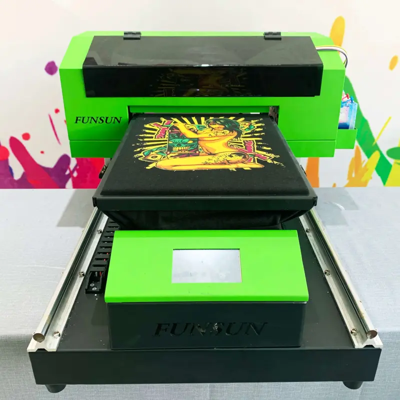 DTG Printer A3 T-shirt Printing Machine Direct To Textile Cotton Garment Printer