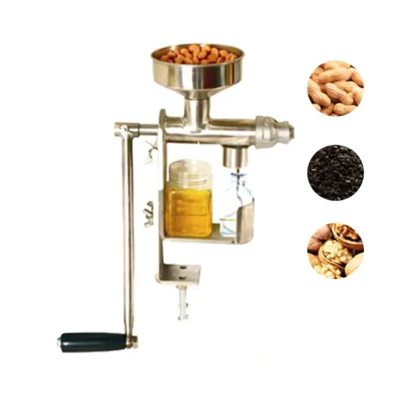304 Stainless steel manual oil press oil milling machine for peanut walnut rapeseed