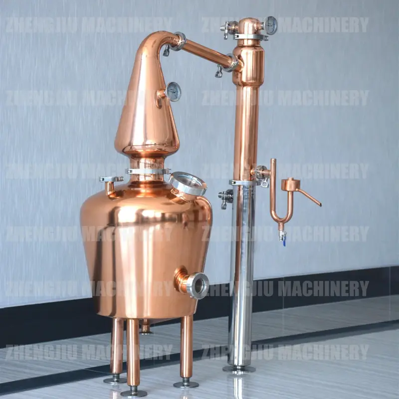 New Craft 300L All-Copper Still distiller Alcohol Distillation column machine Distilling Equipment