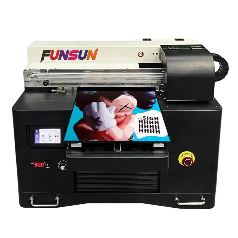 UV Flatbed Printer Printing on Glass Bottle Mug Printing Machine UV Printer