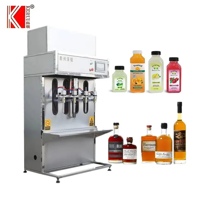 Semi Automatic 1000ml 1 Liter Bottled Water Filling Machine