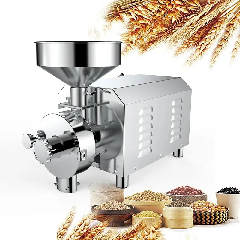 HR1500 Stainless Steel Flour Mill Machine: