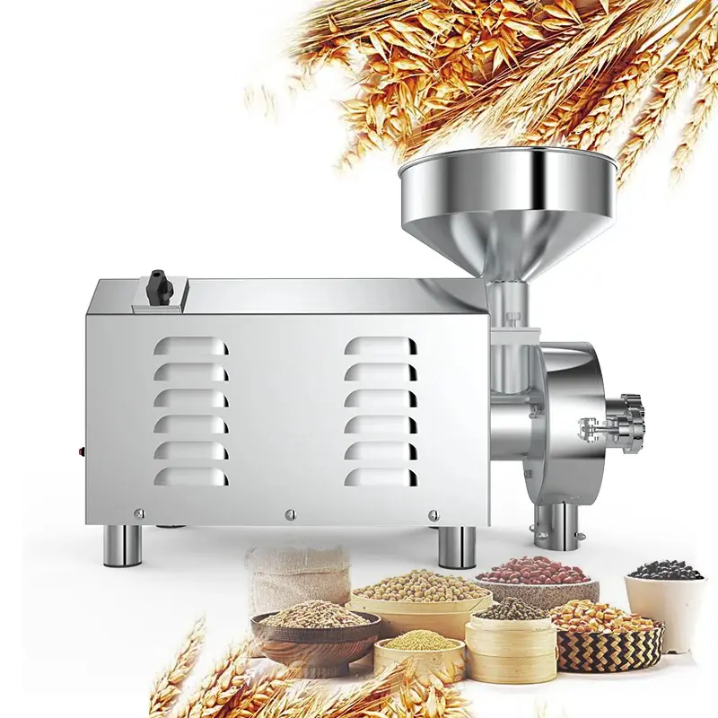 HR1500 Stainless Steel Flour Mill Machine: