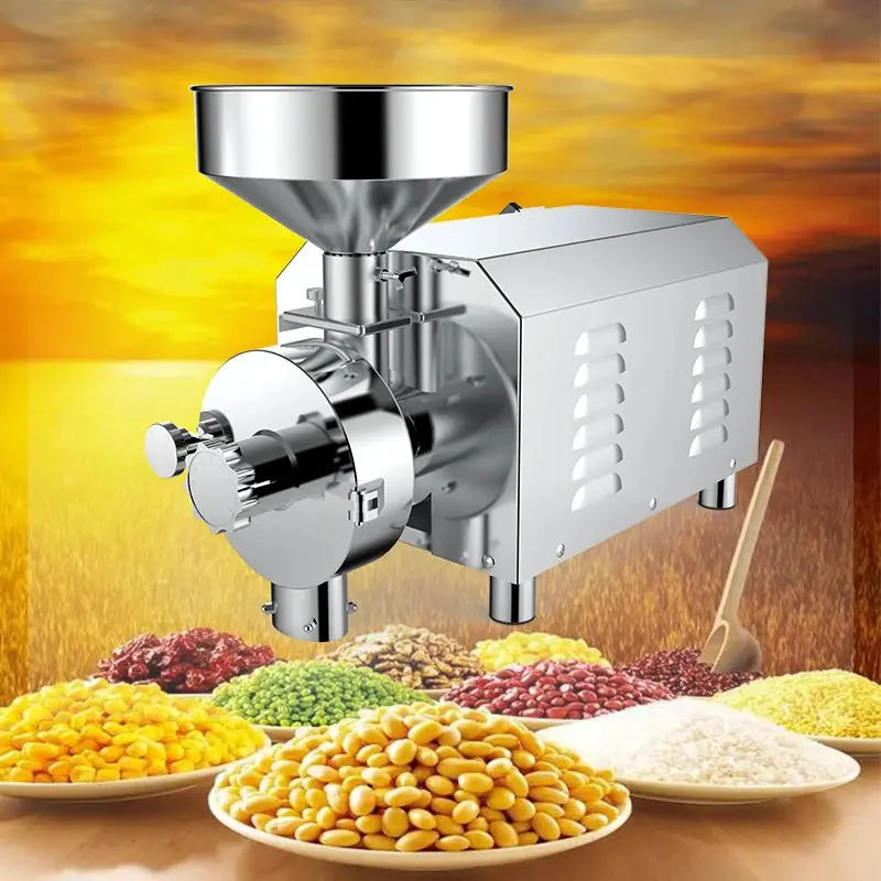 HR1500 Stainless Steel Flour Mill Machine: