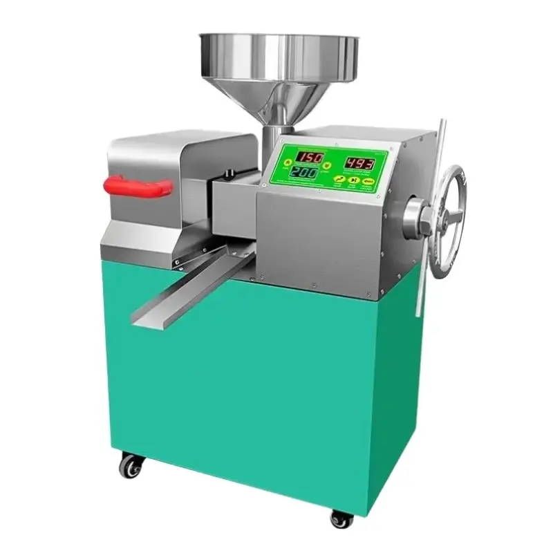 Vegetable Kitchen Seed Sunflower Sesame Coconut Peanut Extractor Hot Cold Commercial Oil Press Machine