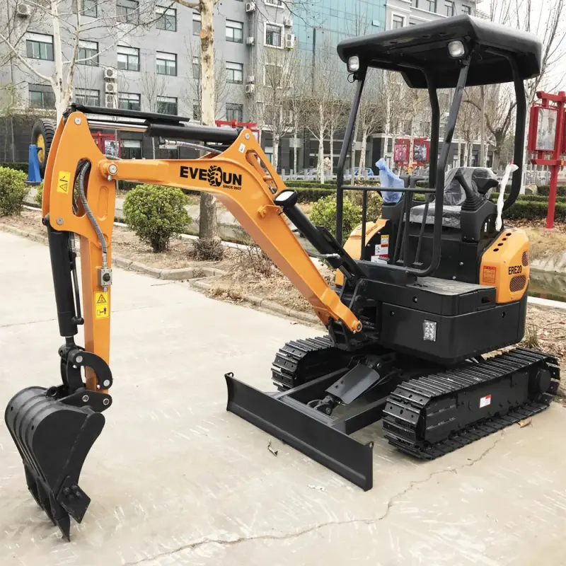 EVERUN ERE20 CE,EPA Portable Construction Equipment Small Home Multifunction Brand New 2.0 Ton Agricultural Mini Excavator