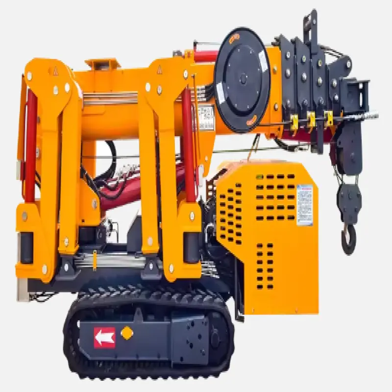 10m Mini Electric Diesel 3 ton 3000 kg capacity Lifting Equipment Crawler Used Spider Crane
