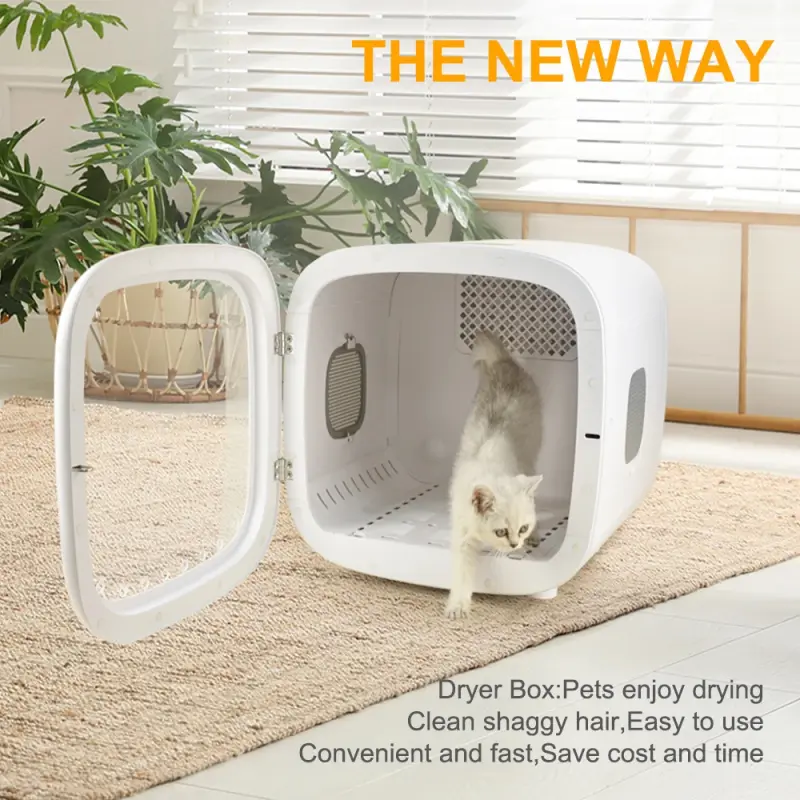 2024 Hot Sell Automatic Pet Hair Grooming Drying Machine Professional Cat Dryer Box Pet Dry Room for Dog