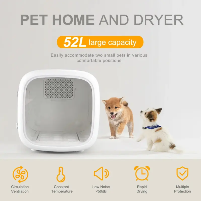 2024 Hot Sell Automatic Pet Hair Grooming Drying Machine Professional Cat Dryer Box Pet Dry Room for Dog