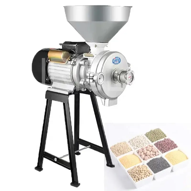 220V Electric Grinding Machine Grain Spice Corn Dry Food Mill Mill Commercial For Home Flour Powder Crusher