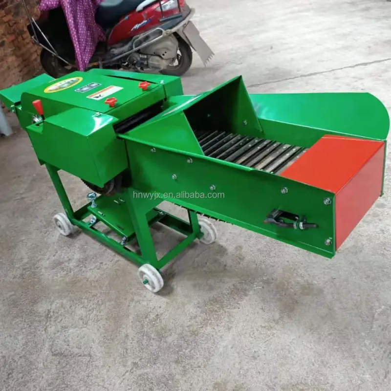 3 Ton h Animal Feeding Chaff Cutter Machine Grass Ensilage Cutter