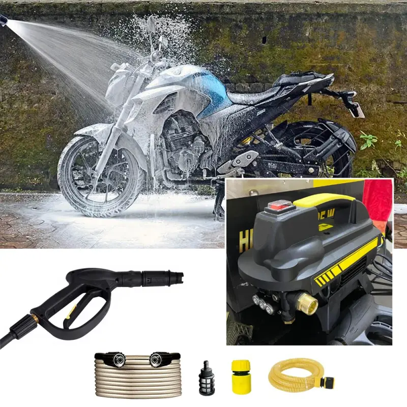 Priming high pressure water jet cleaning machine