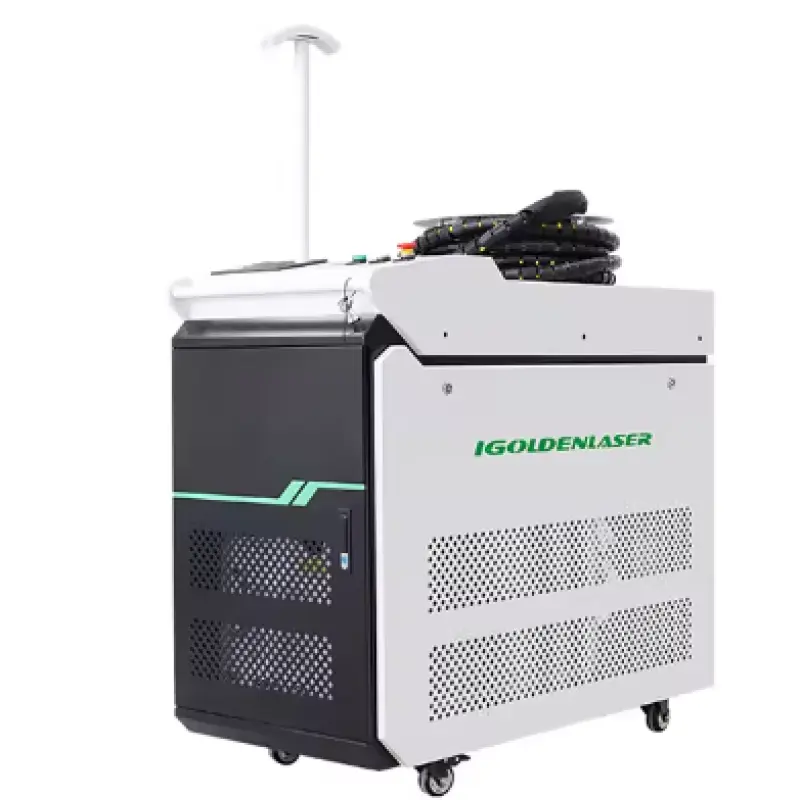 Powerful 3000w oil paint rust removal metal cleaner fiber laser cleaning machine