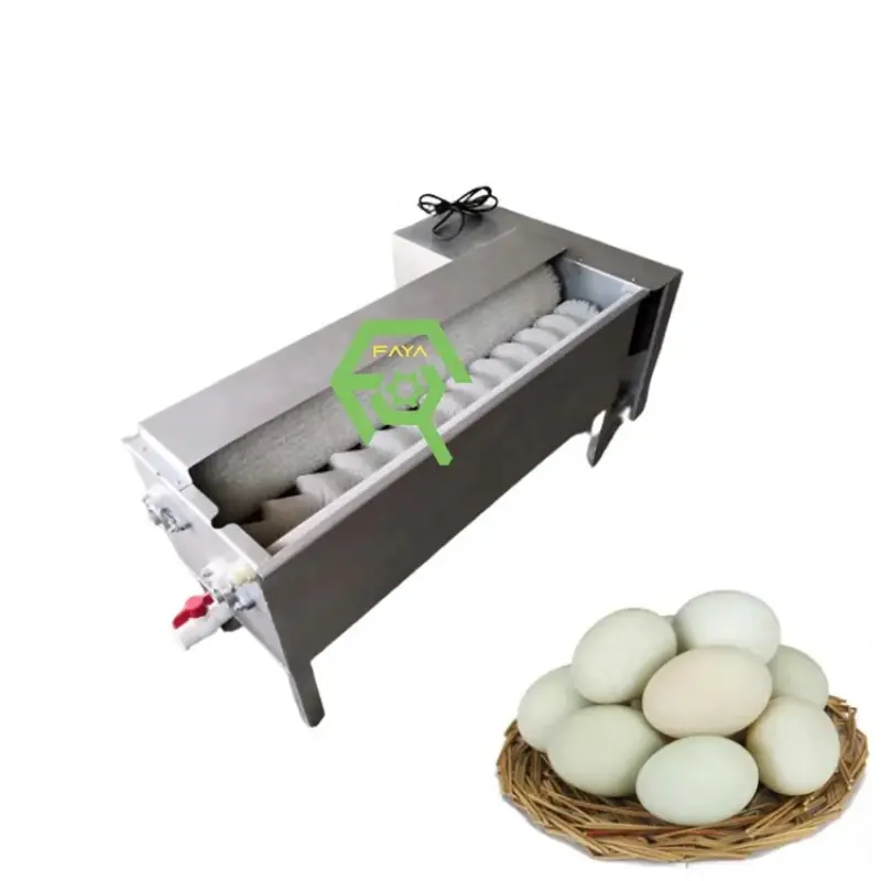 Yellow mud egg washing machine for home farm use