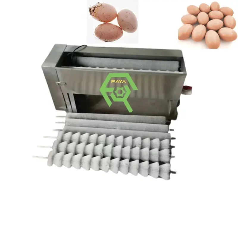 Yellow mud egg washing machine for home farm use