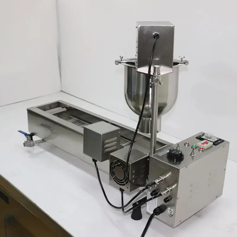 Single Row Automatic Mini Donut Machine: Commercial Snack Machinery