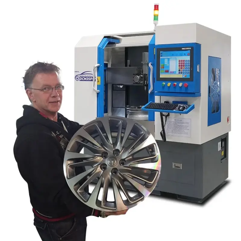 Vertical automatic car alloy wheel repair lathe machine alloy wheel rims repair lathe machine DCM35P-2