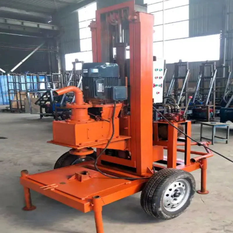 Reverse circulation coring drilling rig small portable water well drilling machine