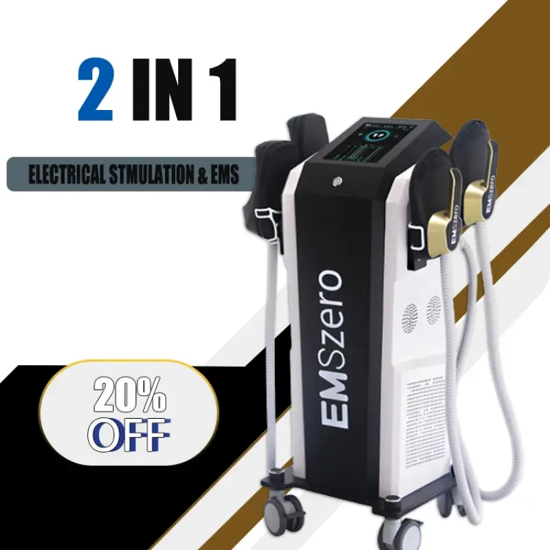 EMS Slim Neo RF Electromagnetic Muscle Sculpting Machine with 4 Handles
